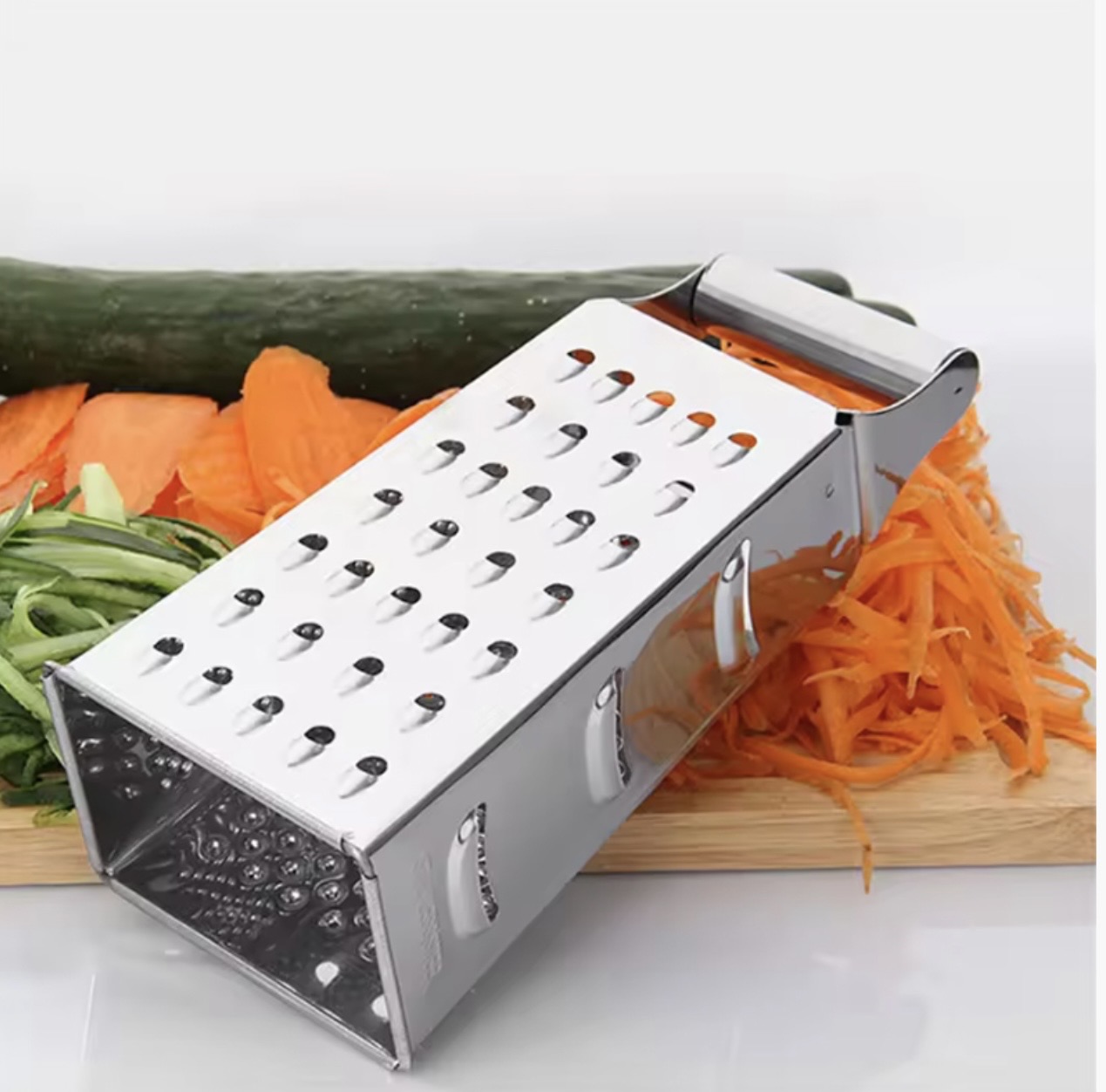 Stainless Steel 4-Sided Box Grater